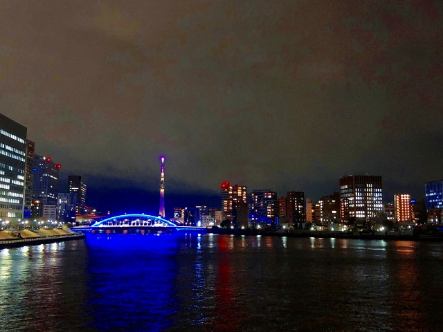 隅田川の夜景