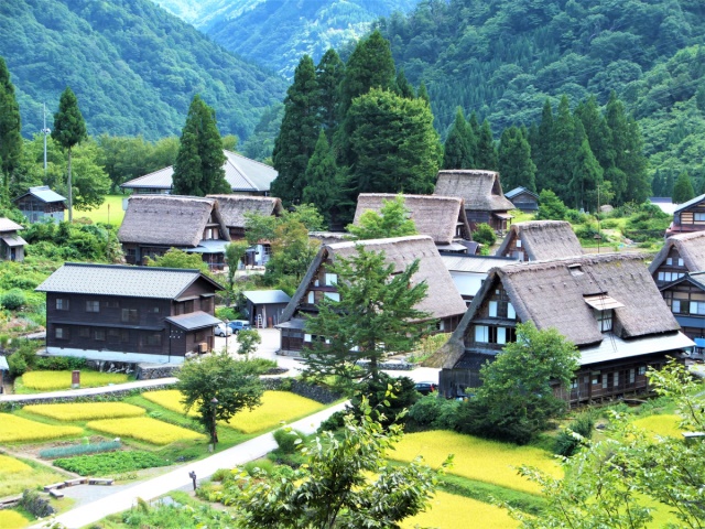 富山県の世界遺産、五箇山の菅沼合掌造り集落