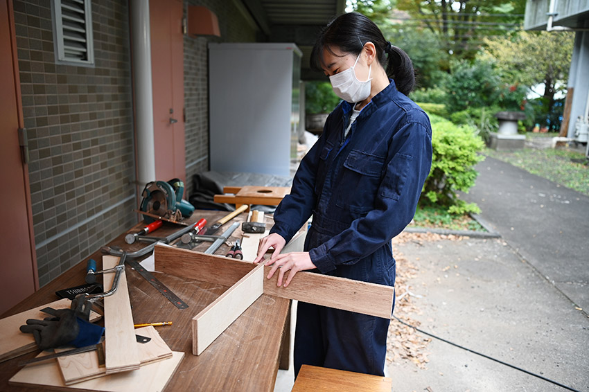 1級建築士の資格を取り、人と人、人とまちがつながるきっかけとなるような建築設計や空間づくりに関わっていきたい