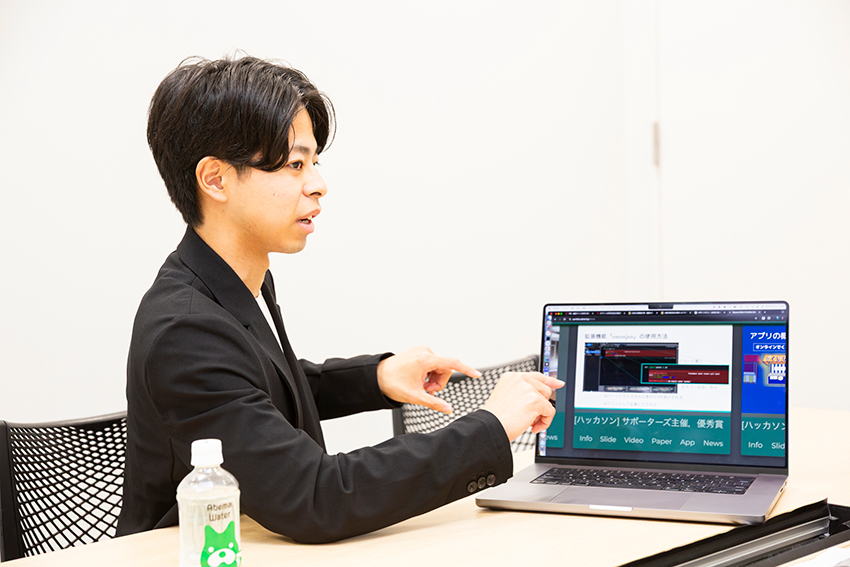 データサイエンス学部データサイエンス学科の1期生としての学びは多かったという
