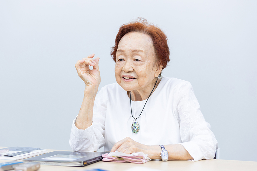 今から約80年前、1943年に武蔵野女子学院高等女学校に入学した