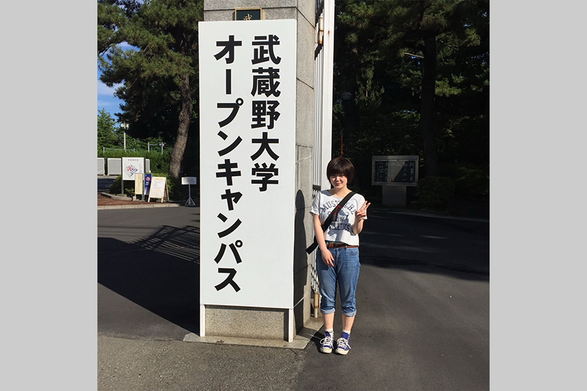 「オープンキャンパスを訪れた受験生に『こんな先輩になりたい』と思ってほしかったんです」
