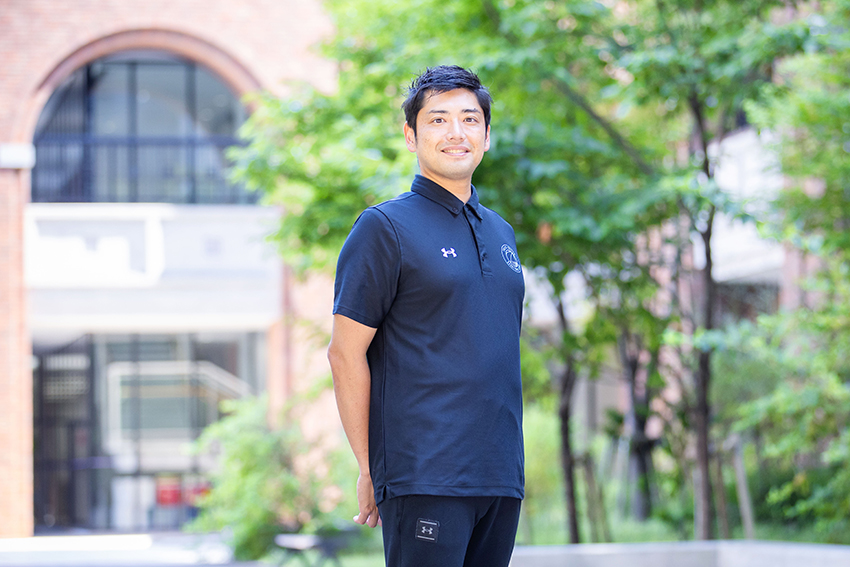 母校に対する愛情は強く、「キャリア教育などに関わってみたい」と話す