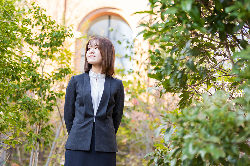 「有明キャンパスには、屋上菜園があるんですが、そこによく行っていました」